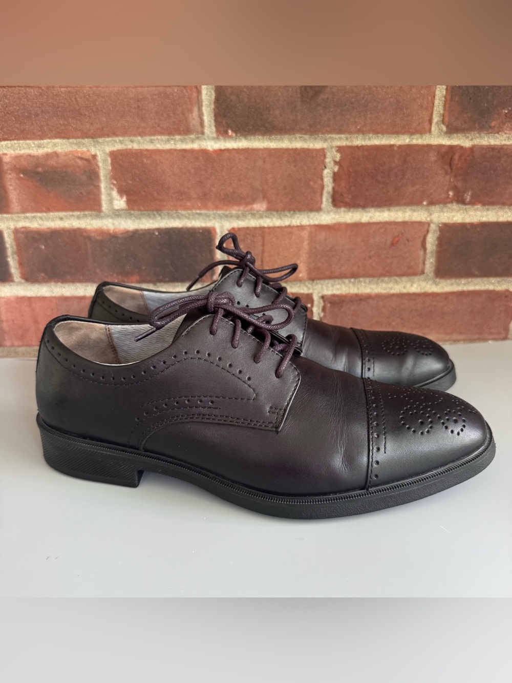 Johnston & Murphy XC4 Waterproof Cap Toe Oxford Dress Shoes Men’s 8.5 M Black